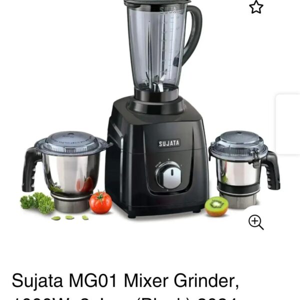 Sujata MG01 Mixer Grinder 3 Jars